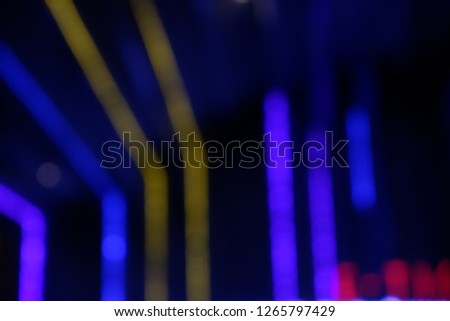 Abstract Bokeh of night light background