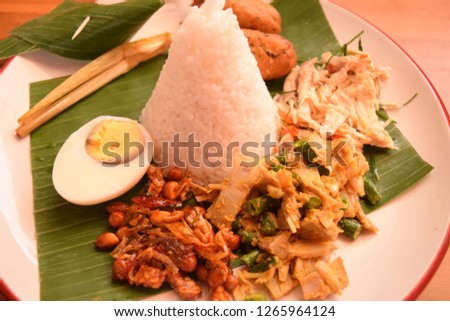 'Nasi Bali' An Indonesian Traditional Food