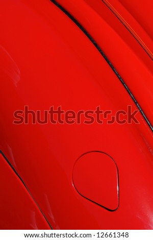 Abstract of a Red Car