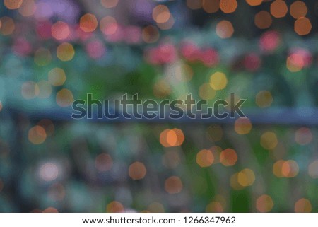 Orange, purple, white abstract bokeh background. Merry Christmas and New Year background