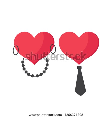 Happy valentine day,Two loving hearts of a man and a woman together
