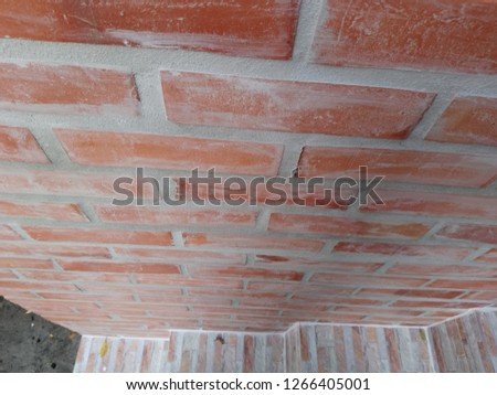 Block brick wall for background