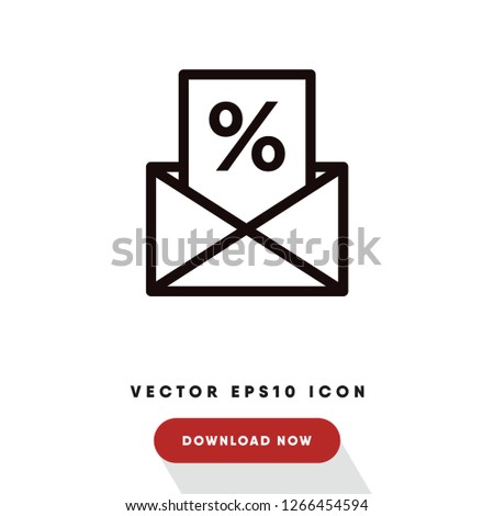 Letter vector icon