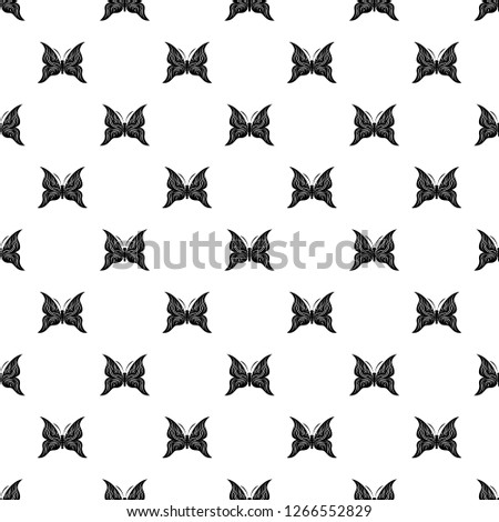 Big butterfly icon in simple style isolated on white background. Insect symbol