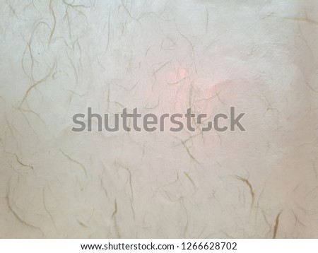 An image reflected in Korean paper lighting
