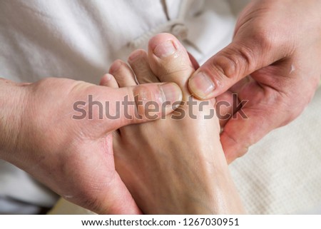 Chinese traditional foot physiotherapy
