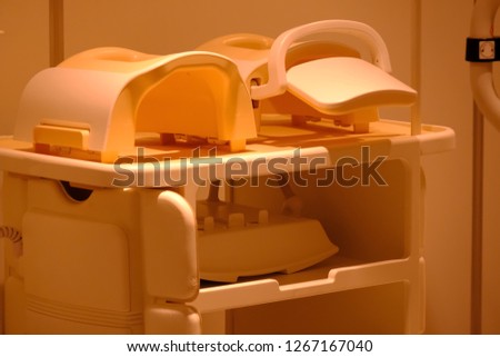 magnetic resonance imaging (MRI) scan room in hospital