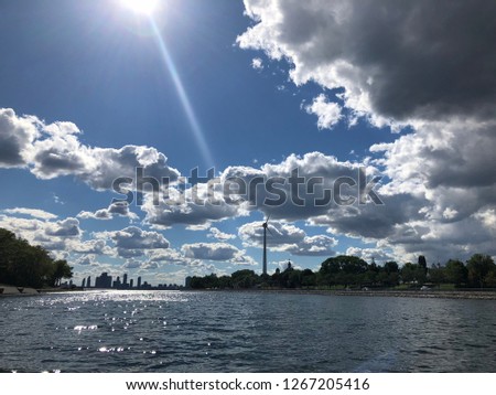 Cloudy summer day in Toronto, Canada