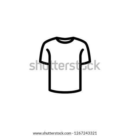 Sport t-shirt icon. Training sign Royalty-Free Stock Photo #1267243321