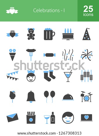 Celebrations Filled Icons