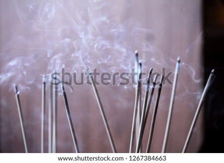 Incense that burns for sacred worship