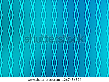 Light BLUE vector template with sticks, squares. Colorful lines, squares on abstract background with gradient. Pattern for business booklets, leaflets.