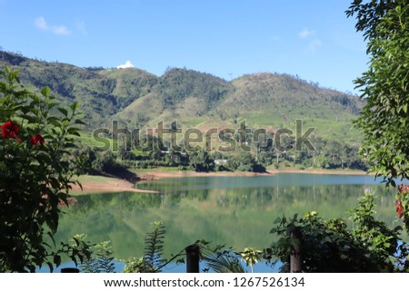 Mountain and lake view