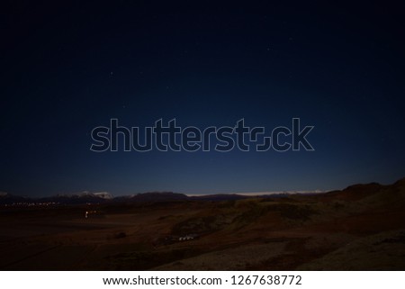 Night sky in Iceland