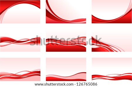 vector abstract red backgrounds