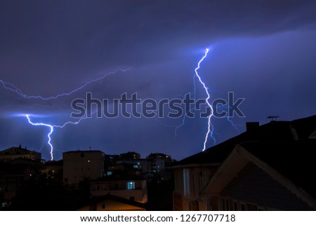 the blue lightning