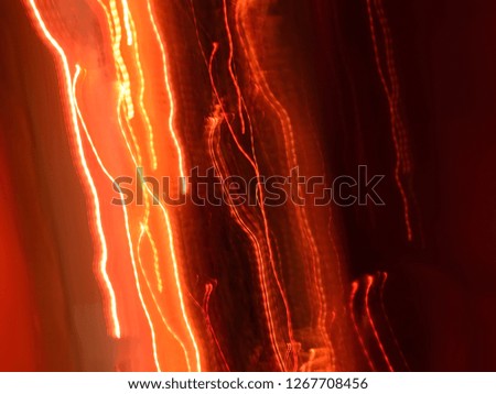 Abstract background of red neon glowing light shapes. Bright stripes Can use for poster, website, brochure, print. Valentines day template - Image 