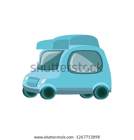 little delivery car icon
