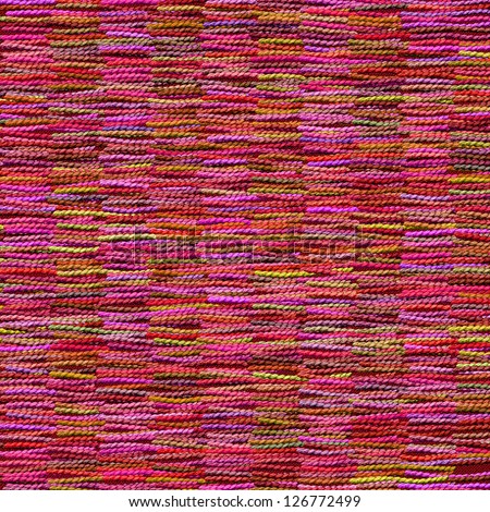 The red canvas textile texture background Royalty-Free Stock Photo #126772499