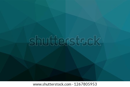Light BLUE vector abstract mosaic background. Brand new colored illustration in blurry style with gradient. Brand new design for your business.