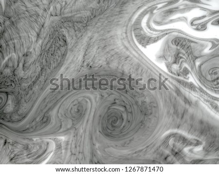 abstract art background.abstract black and white.oil and water.Free movement of white and black.Black and white background. Ink and water. Beautiful texture for card, poster, invitation.