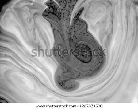 abstract art background.abstract black and white.oil and water.Free movement of white and black.Black and white background. Ink and water. Beautiful texture for card, poster, invitation.