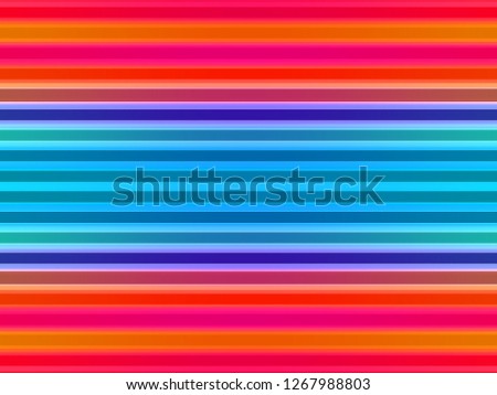color parallel horizontal lines pattern. abstract vibrant geometric art background. retro illustration for template wallpaper graphic poster or creative concept design

