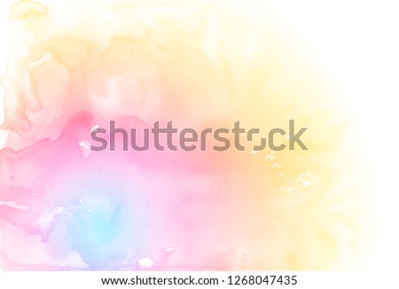 Abstract pastel watercolor paper background.