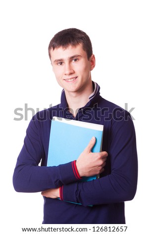 Happy Young Boy Student