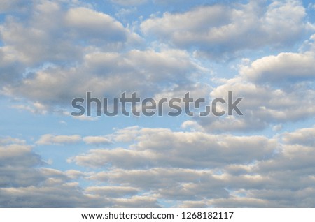 ิblue sky many cloud nimbus background