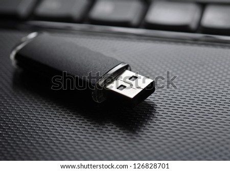 USB flash drive Royalty-Free Stock Photo #126828701