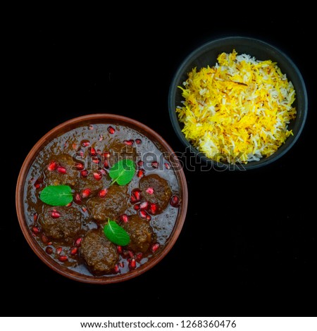 PERSIAN CHICKEN IN WALNUT AND POMEGRANADE STEW