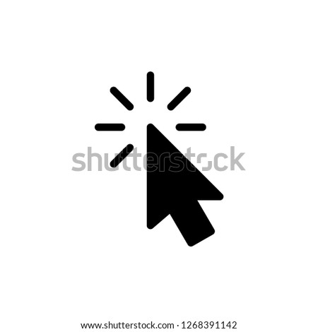 Click icon. Mouse sign Royalty-Free Stock Photo #1268391142
