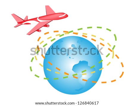 Global Transportation, Airplane Travel Around The Globe to International Destinations