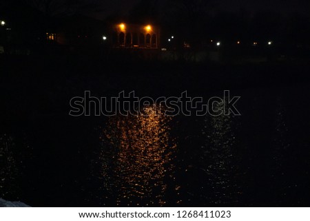Milwaukee Bay Shoreline at night