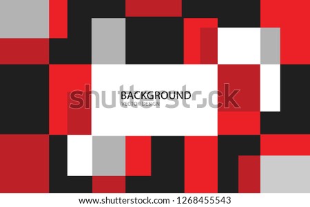 Red abstract background vector illustration. wall. web banner. cover. card. texture. wallpaper. flyer. brochure. annual report. square vector concept template
