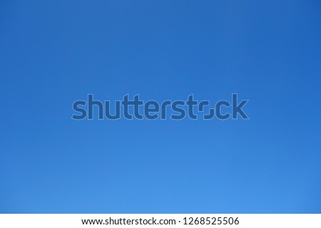 Pure blue sky