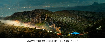 mountain long exposure panorama  hdr thandyani pakistan