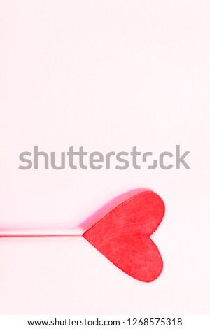 Love concept. Pink heart background. Beautiful abstract art and colorful illustration of paper handmade