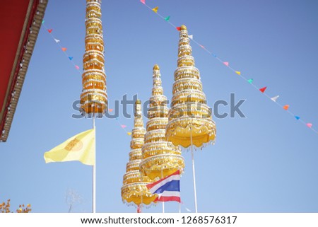 Buddhist rituals in temple