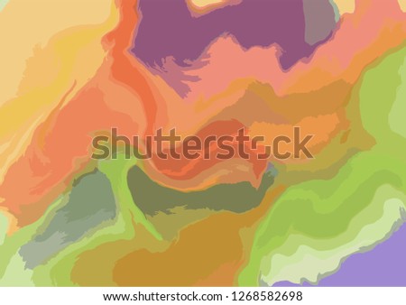 Abstract isolated colorful vector watercolor stain. Vector watercolor splash texture background isolated.