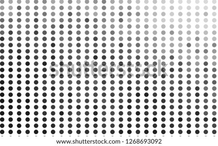 Light Silver, Gray vector template with circles. Modern abstract illustration with colorful water drops. Template for your brand book.