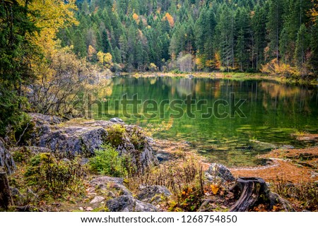 Eibsee Germany Garmisch in autumn