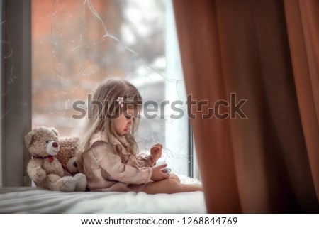 portrait of a sad girl