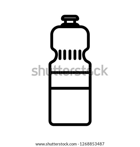 Water bottle vector icon