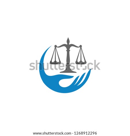 Law Care Logo design template. Law Firm logo concepts. Attorney logo concepts Vector