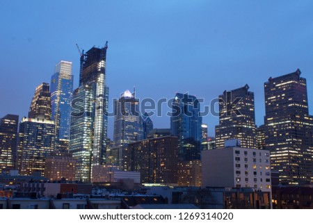 Philadelphia Skyline at Night 