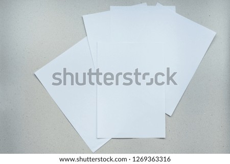 Real paper book photo, brochure mockup template, softcover, closeup, isolated on light grey background to place your design.
