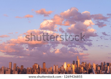 Colorful New York City Skyline