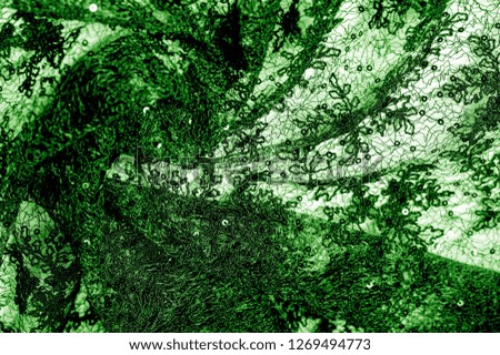 Texture, pattern, lace fabric in green on a white background. This is a subtle and classy lace of medium weight and is perfect for your design, overlays for backgrounds, other accents